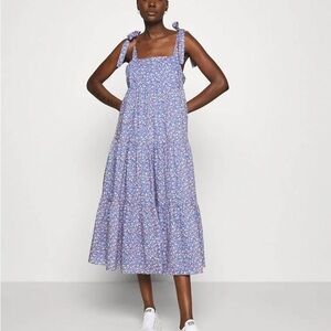 Madewell tie strap maxi dress
